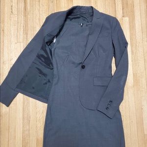 THEORY Grey Shift Dress